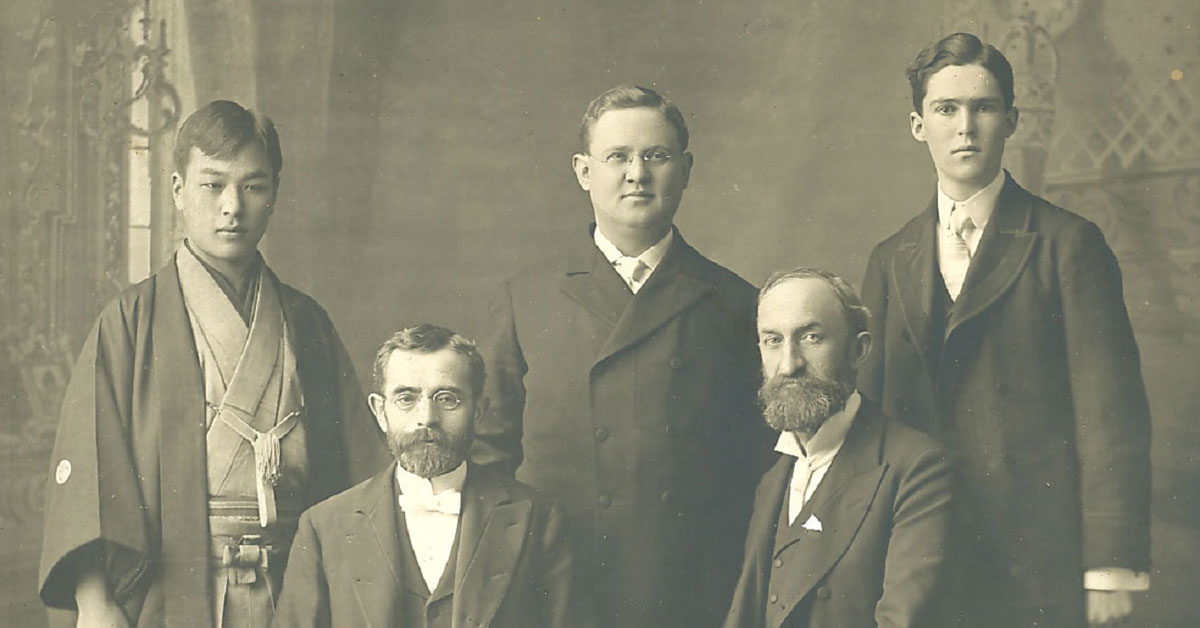 Élder Alma Taylor, Heber J. Grant y compañeros misioneros a través de Recursos del Evangelio
