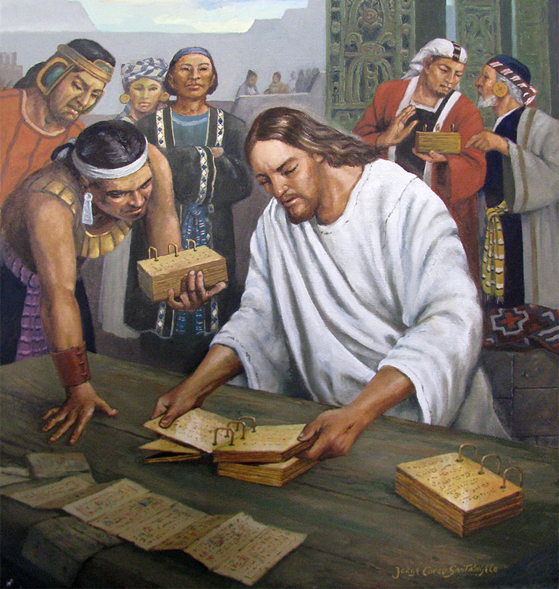 Jesucristo revisa las planchas por Jorge Cocco