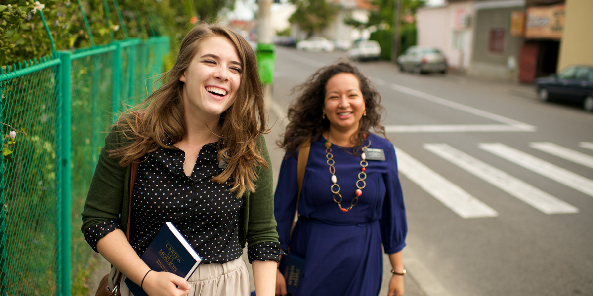 Hermanas misioneras de Rumania, vía lds.org