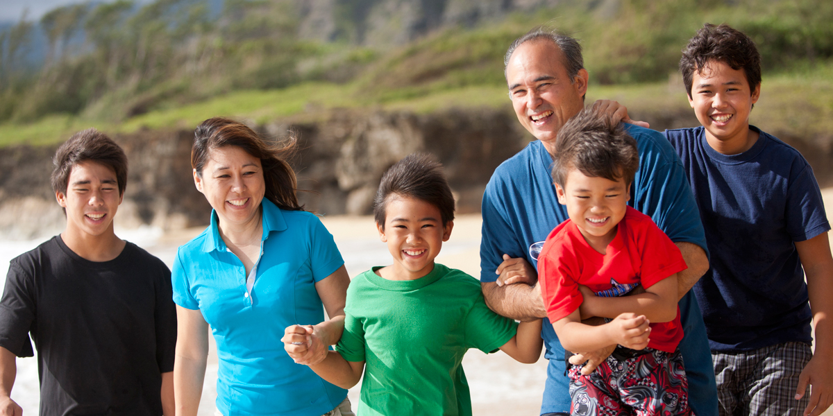 Familia en Hawaii a través de lds.org