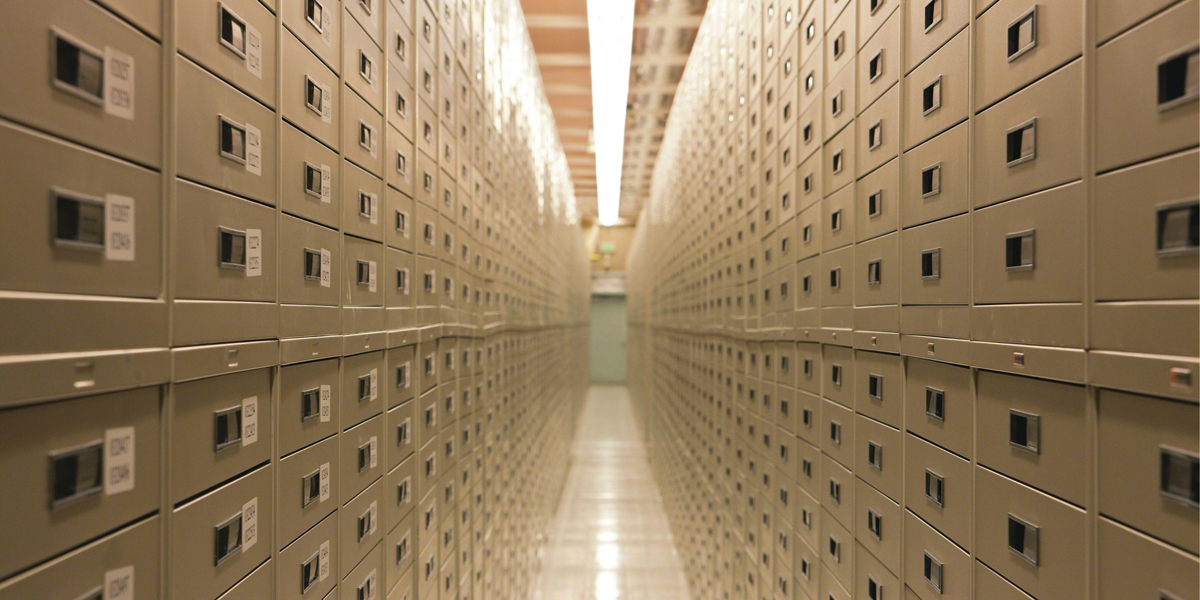 The Granite Mountain Records Vault via lds.org