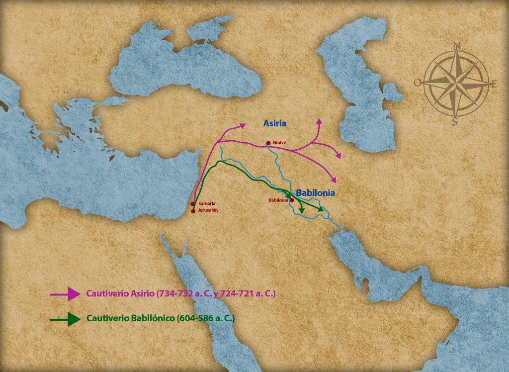 Mapa de la dispersión de Israel, por Book of Mormon Central