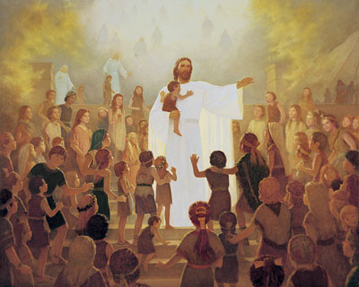 Christ in America (Cristo en América). Artista desconocido