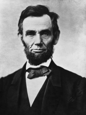 Abraham Lincoln a través de Wikimedia Commons