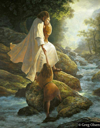 Be not Afraid, (No Temáis) por Greg Olsen.