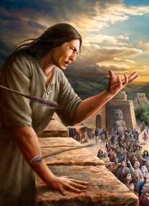 "Samuel the Lamanite" (Samuel el lamanita) por Briana Shawcroft