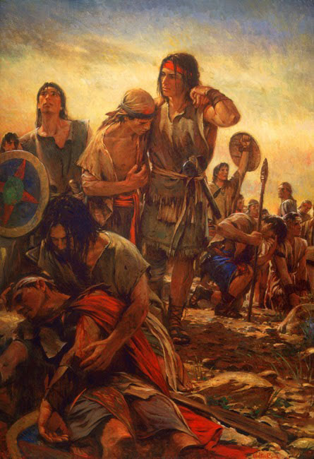 Helaman's Sons (Los hijos de Helamán) por Walter Rane